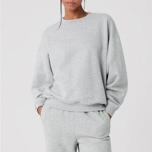 ALO accolade heather grey pullover size M